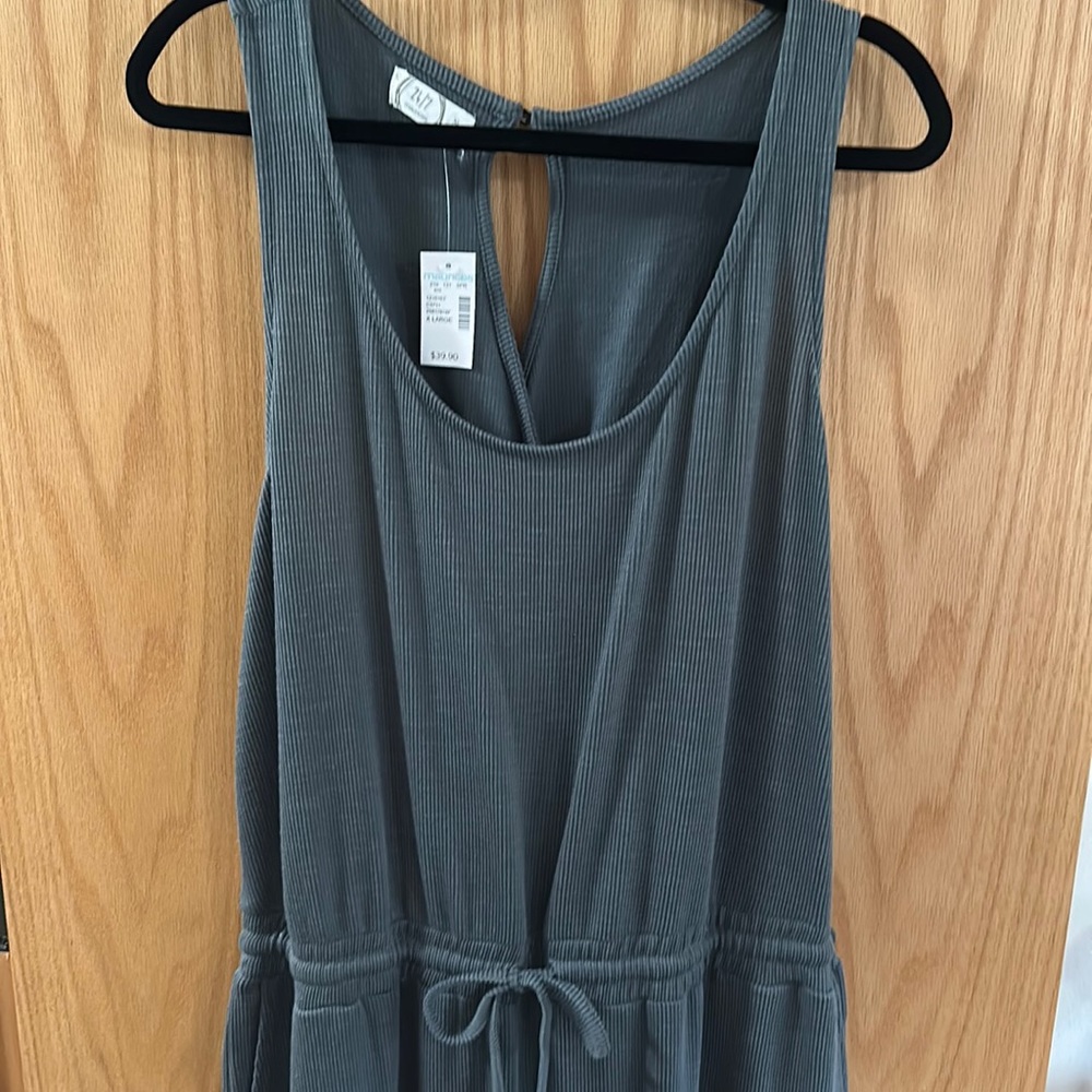 Maurices XL grey jumpsuit. NWT